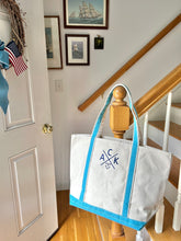 ACK 4170 Medium Sky Blue Canvas Tote