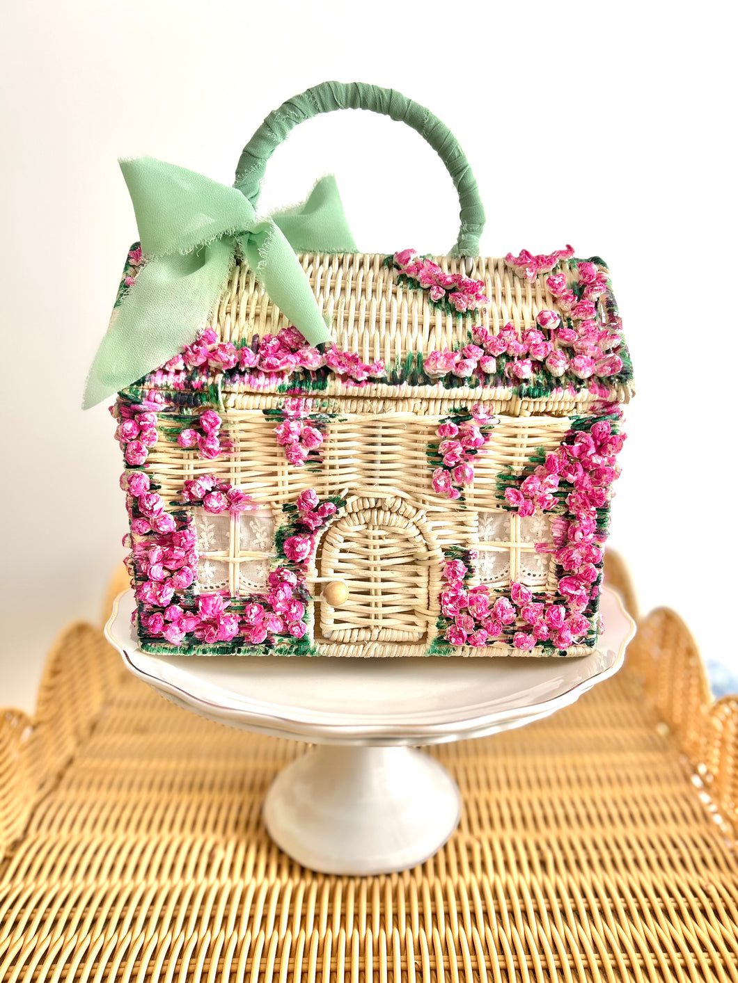 The Sconset Rose Cottage Handbag Basket