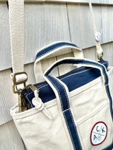 ACK 4170 Navy Crossbody Mini Boat Tote