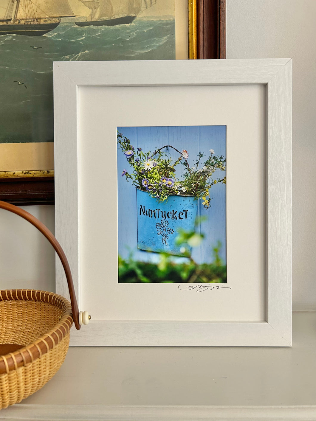 “Nantucket Wildflowers” Medium Framed Print