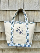 ACK 4170 Small Floral Block Canvas Tote