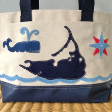 Nantucket Island Whale Tote