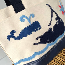 Nantucket Island Whale Tote