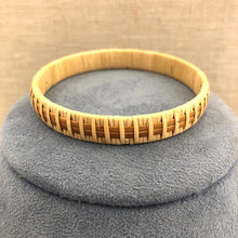 Wide Natural Nantucket Lightship Basket Bracelet