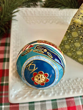 24K Gold-Plated Handcrafted Cloisonné Nantucket Ornament by Kitty Keller Designs