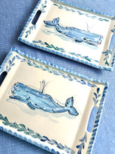 Whale Handcrafted Rectangular Platter Tray (Left)