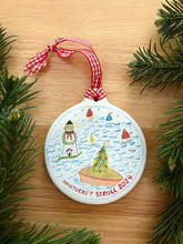 Nantucket Stroll 2024 Brant Point & Dory Ornament