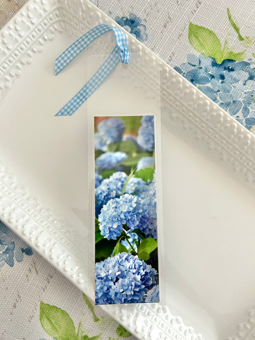 Nantucket Blue Hydrangea Bookmark