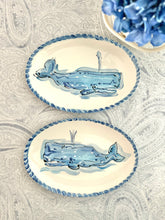 Whale Handcrafted Oval Platter (Left)