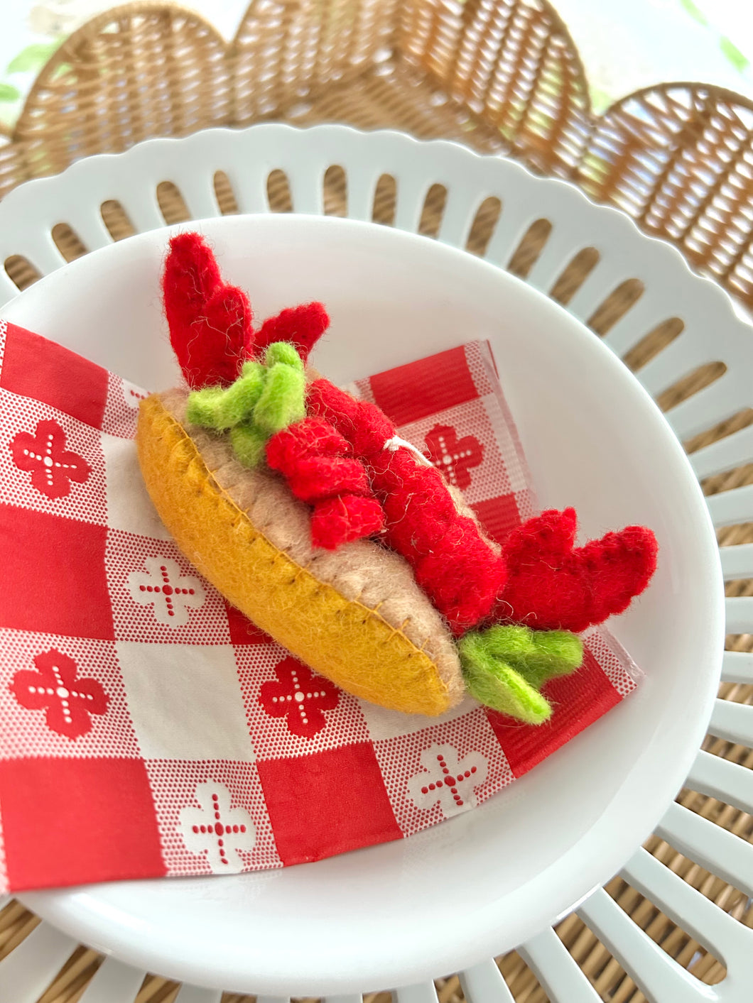 Nantucket Lobster Roll Sandwich Ornament