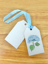 Blue Hydrangeas Gift Tag Set of 10