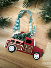 ACK 4170 Wooden Firetruck Ornament