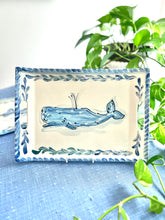 Whale Handcrafted Rectangular Platter Tray (Left)