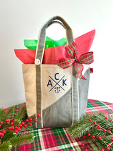 ACK 4170 Small Grey & Natural Boat Tote