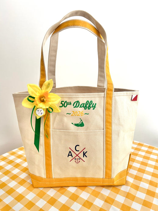 ACK 4170 50th Daffy 2026 Canvas Tote & Corsage/Boutonniere