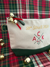 ACK 4170 “50th Anniversary” Nantucket Christmas Stroll ~2024~ 🌟“Limited Edition”🌟 Embroidered Canvas Zip Bag