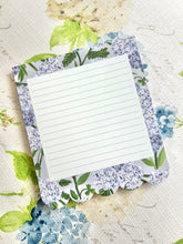 Lavender Hydrangea Scalloped Notepad Trio