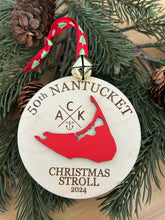 ACK 4170 50th Nantucket Christmas Stroll 2024 Island Ornament