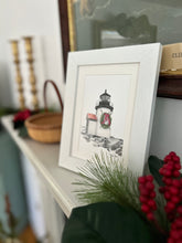 “Brant Point Dressed for the Holidays” Framed Print