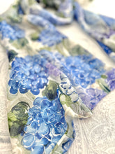 Blue Hydrangeas in Bloom Silk Scarf