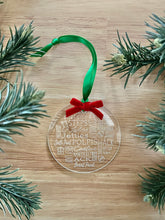 Nantucket Christmas Glass Ornament