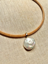 Nantucket Lightship Basket Freshwater Pearl Gold Natural Necklace