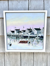 Sunrise Glow on Old North Wharf Painting