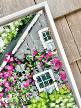 Nantucket Cottage of Roses Painting