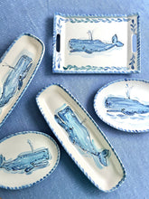 Whale Handcrafted Rectangular Platter Tray (Left)