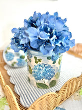 NEW! Blue Hydrangeas Canister Cookie Jar