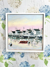 Sunrise Glow on Old North Wharf Painting