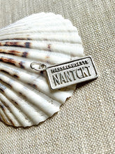 Nantucket Sterling Silver License Plate Charm