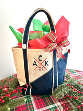 ACK 4170 Small Navy & Natural Boat Tote