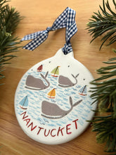 Nantucket Whales & The Rainbow Fleet Ornament