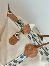 ACK 4170 Floral Block Canvas Weekender