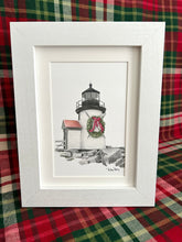 “Brant Point Dressed for the Holidays” Framed Print