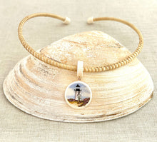 Nantucket Lightship Basket Brant Point Lighthouse Ivory Necklace