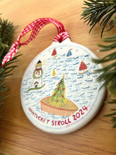 Nantucket Stroll 2024 Brant Point & Dory Ornament