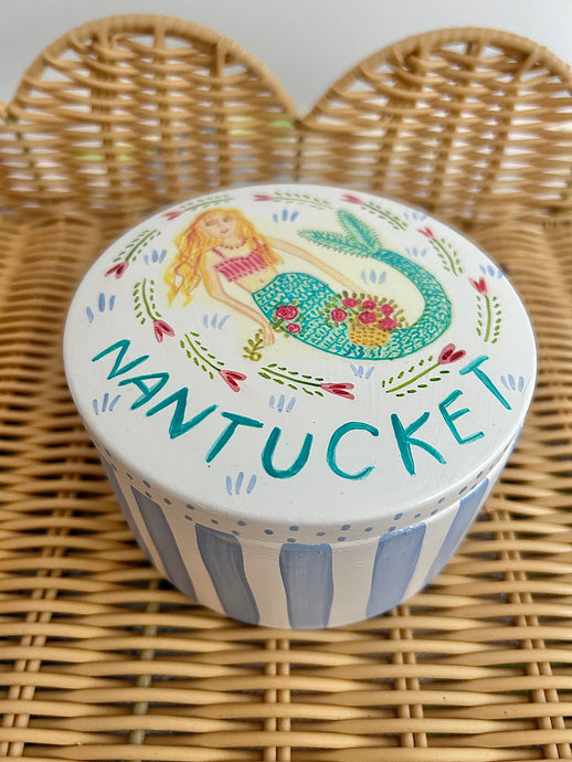 Nantucket Mermaid II Jewelry Trinket Box