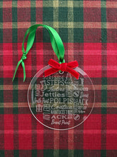 Nantucket Christmas Glass Ornament