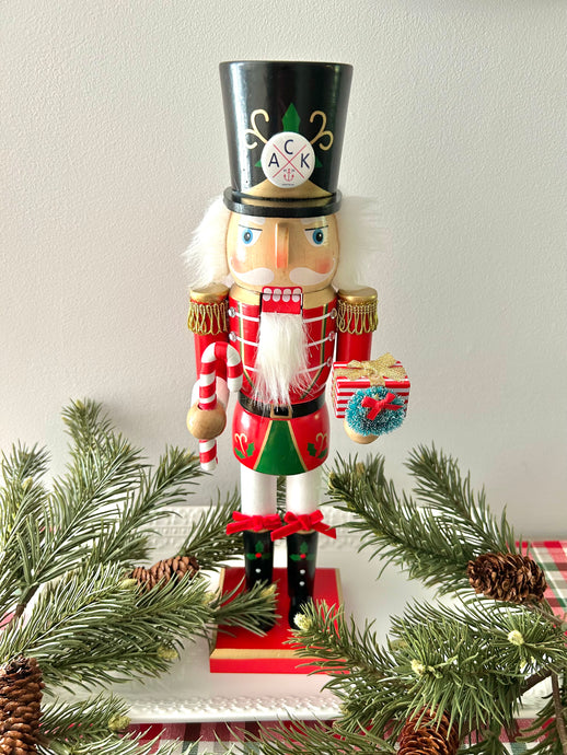ACK 4170 Candy Cane Soldier NutcrACKer