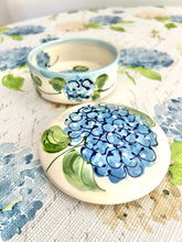 NEW! Blue Hydrangea Handpainted Trinket Jewelry Box