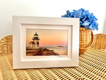 July Sunrise at Brant Point” Small Framed Print