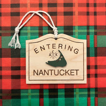 ACK 4170 Entering Nantucket Sign Ornament