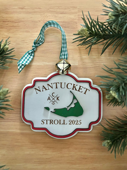 ACK 4170 Christmas Stroll 2025 Nantucket Island Ornament