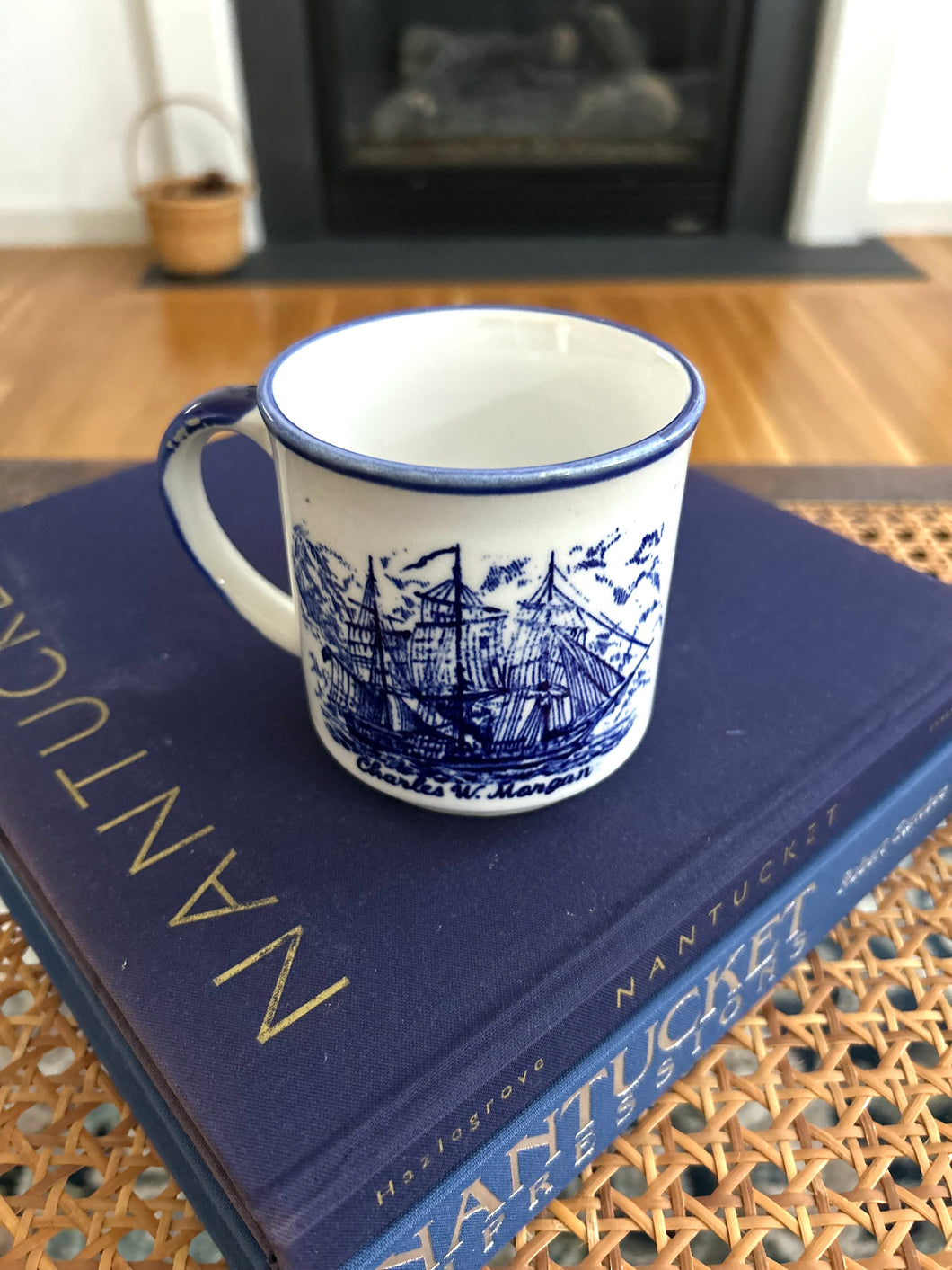 Vintage Charles W. Morgan Ship Mug