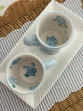 NEW! Blue Hydrangeas Flared Mug