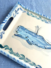Whale Handcrafted Rectangular Platter Tray (Left)