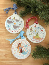 Nantucket Mermaid Ornament