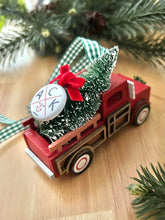ACK 4170 Wooden Firetruck Ornament